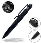 2pcs Tactical Pen Aluminum Self Defense With Glass Breaker Writing Black