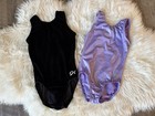 Gymnastics Leotard Bundle Size Cl Gk Elite Velvet   Snowflake Mystique Lot Of 2