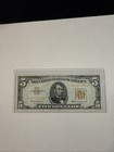1963   5 Dollar Bill  Yellow Seal Note     