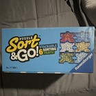 Ravensburger Sort   Go Stackable Puzzle Sorting Trays Set Of 6 Blue Plastic