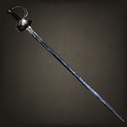 17th- 18th Spanish Cavalry Boca De Caballo Rapier   Sword W Solingen Blade