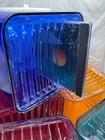 Rare 2001 Guzzini Colorful Designer Cd Holder Display Retro Frutiger Aero Style