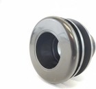 Complete 1-inch Black Slip Bulkhead Fitting Kit For Aquariums   Water Barrels