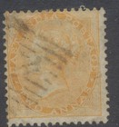 India Stamps 1858-1863 2a Yellow   2a Orange Sg43 4 Used Cv   125