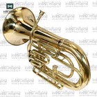 Euphonium 4 Valve Brass Instrument Bb Euphonium With Mouthpiece   Case 