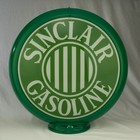 Sinclair 13    Gas Pump Globe -  Glass Lenses - Plastic Body - 2 Lenses - New 