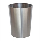 2 2 Gal Wastebasket Stainless Steel Trash Can Open Dustbin Bathroom Kitchen New