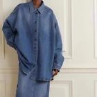 Womens The Row Spring Autumn Simple Casual Jacket Top Oversized Loose Shirt