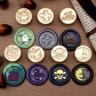 Christmas Series Wax Seal Stamps Replaceable Brass Stamp Head For Greeting Cards