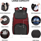 Bowling Backpack Bag For Single Ball With Shoe Compartment  Grey