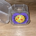Vintage Sassy Mam Latex Pacifier Purple Hearts Nos Nwop