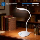 Usb Led Desk Light Dimmable Bedside Reading Lamp Rechargeable Touch Control   