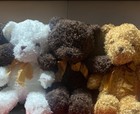 Teddy Bear With Bow Stuffed Animal  12inch Teddy Bear Plush Toy