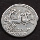 Roman Republic  Lucius Saufeius  Ar Denarius - Vf