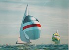 David G  Lockhart Limited Edition Lithograph The America s Cup  Hand Signed