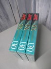 Lot Of  3  Jvc 130 Sx T-130 Sx Sxb Videocassette Sealed Nos New Vhs