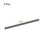 2 X Carbon Fiber Round Tube 8x6x330mm 3k Roll Wrapped Glossy For Rc Airplane