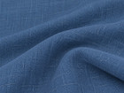 100  Flax Linen Fabric Light Indigo Blue Yarn Dyed Medium Weight 57  Bty