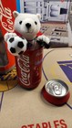 Coca Cola Plush Polar Bear 1993 Holding Coke Bottle 7    In Box   Small Polar Bear