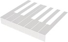 Jiayouy Complete Set 52pcs Plastic Piano Keytops With Fronts Piano Key Tops R   