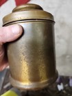 Vintage La Palina Senators Brass Cigar Humidor Tin   Original Cedar Liner   1940