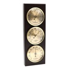 Wall Mounted Household Barometer Thermometer Wood Frame Base Hygrometer Station