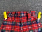 Vintage Retro Plaid 1970s Kids Toddler Long Pants