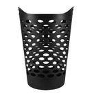 Flexible Laundry Hamper W  Carrying Handles Ventilation Holes Round Basket New