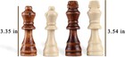 62 Pieces Wooden Checker Pieces   Chess Pieces 2 In 1 Chess Game Set Board Ga   