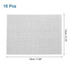 16pcs 7 09  X 5 12  Fiberglass Window Screen Repair Patches  Black