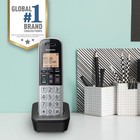 Panasonic Compact Cordless Phone With Dect 6 0  1 6  Amber Lcd And Illuminated