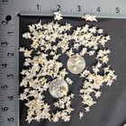 Western Diamondback Rattlesnake Snake Average Mix Vertebrae Bone Jewelry Lot V29