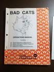 Williams Bad Cats Original Pinball Manual Incl  Schematics   Operator s Handbook