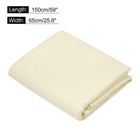 Cream Speaker Mesh Grill Stereo Fabric Dustproof 65cm X 150cm 25 6  X 59 