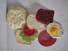 Lakeshore Storytelling Kit Bread And Jam For Frances Book Vintage Rubber Food 