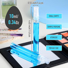 20 Pcs 10 Ml Clear Glass Fine Mist Bottle Mini Perfume Sample Spray Bottles Trav
