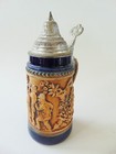 Vintage Lidded German Beer Stein 7 