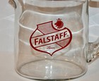 Older Flastaff Beer Oblong Glass Pitcher