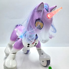 Zoomer Enchanted Unicorn Pony Interactive Horse Spinmaster With Accesories