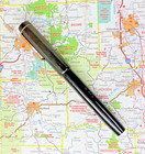 Vintage Conway Stewart 475 Fountain Pen  Black W  14k Gold Stub Nib  Restored