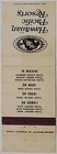 Vintage Matchbook Cover Hawaiian Pacific Resorts Waikiki Hawaii Maui Kauai Hi