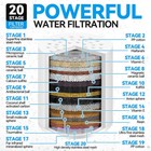 4-8pcs 20 Stage Shower Filter Replacement Cartridge Shower Filter For Hard Water