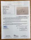 Sugar Ray Robinson Signed Autographed 4x6 Card Full Jsa Letter Certified Boxer