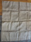 Vintage Large Floral Burlap Rug Hooking Pattern 68  X 36 