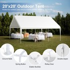 20   20  Outdoor Canopy Heavy Duty Wedding Party Tent Event Gazebo Carport Garag