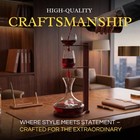 The Wine Savant Wine Tower Decanting Aerator Set - 3 Aerating Parts - Carafe