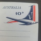 1965 Tail Of Jet Plane 10d Pre-decimal Stamp Aerogramme - New