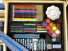 Artist s Loft Deluxe Painting Easel Art Set Kit 106 Pc-  used 