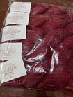 Nos Lot Of 10 Skeins Knit Picks Peruvian Wool Yarn Winter Berry