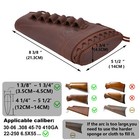 Leather Buttstock Shell Holder For  45 70  22lr  30 30 12ga Shotgun Wrap Covers